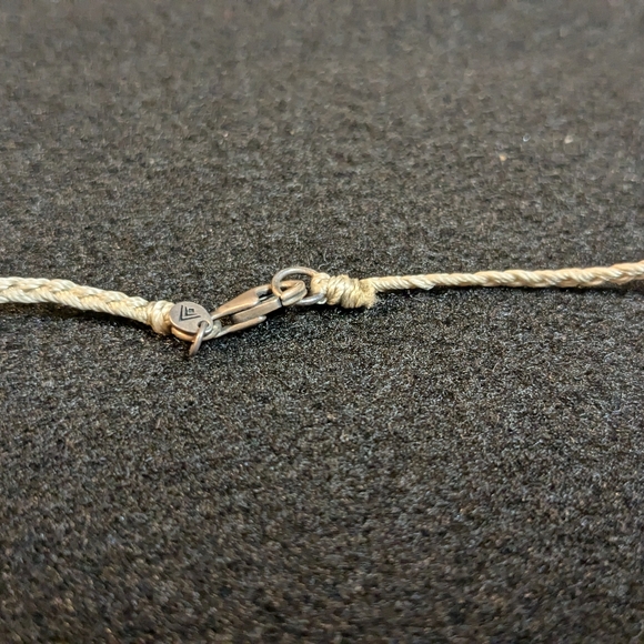 Silpada Cubic Zirconia Amazonite Howlite Turquoise Silver Knotted Necklace - Picture 5 of 9